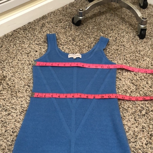 Francesca’s Collection Willow & Wind Sweaterdress Sweater Dress Medium Blue Knit - Picture 9 of 10